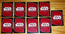 Lot Of 97 2007 2008 Star Wars TCG Topps Cards, 8 Star Wars Coins Rares To Coms - Image 5