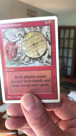 MTG - Wheel of Fortune - Unlimited - Legacy - Restricted- Alt Art - Watch Video! - Image 2