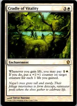 Cradle of Vitality Commander 2013 MTG LP - Image 1
