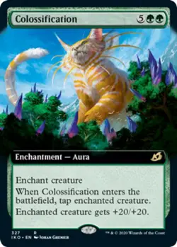 1 x Colossification - Extended Art - Ikoria: Lair of Behemoths - Light Play - MT - Image 1