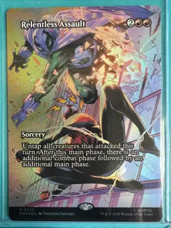 Relentless Assault (Borderless) - MAR #25 MTG Foil NM Magic the Gathering - Image 1