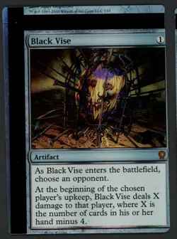***FOIL Black Vise NFC Miscut*** MTG FTV Relics Magic Kid Icarus - Image 1