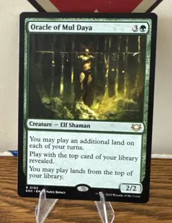 MTG Commander EOE R Oracle of Mul Daya #0102 R Fresh Pull - Image 1