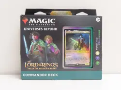 2023 MTG Lord of the Rings Tales Middle-Earth Commander Deck Food Fellowship Box - Image 1