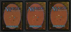 ***3x Beta Forest Signed*** MTG Beta Christopher Rush Magic Kid Icarus - Image 2
