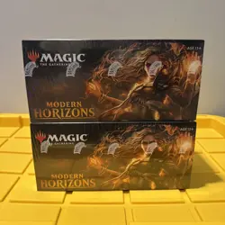 2x Magic MTG Modern Horizons MH1 Booster Boxes Factory Sealed New. - Image 1