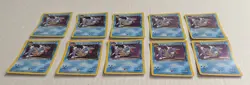 Lot 10 Dark Gyarados 8/82 Holo Team Rocket Vintage Prerelease Promo Pokemon Card - Image 5