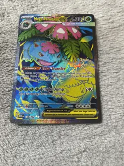 Mega Venusaur EX 155/132 Mega Evolution ENGLISH Pokemon Card NM - Image 2