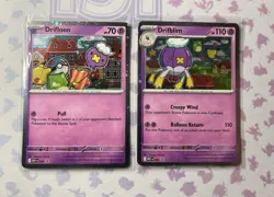 Drifloon MEP 005 Drifblim MEP 006 Black Star Promo Pokemon TCG Mega Evolution NM - Image 1