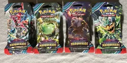 28X Pokemon Factory Sealed Twilight Masquerade Sleevd Booster Packs - Image 1