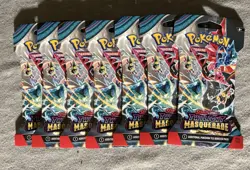 28X Pokemon Factory Sealed Twilight Masquerade Sleevd Booster Packs - Image 3