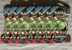 28X Pokemon Factory Sealed Twilight Masquerade Sleevd Booster Packs - Image 4