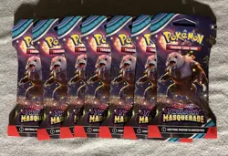 28X Pokemon Factory Sealed Twilight Masquerade Sleevd Booster Packs - Image 5