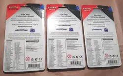 Lot of 3 Pokemon Evolving Skies & Chilling Reign 2 Pack Blisters w/pin Sealed - Image 5