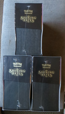 3 MIB FACTORY SEALED POKEMON SHINING FATES ELITE TRAINING BOXES - Image 3
