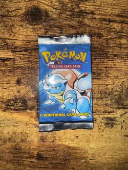 Pokemon Base Set Booster Pack Blastoise Art Sealed, Super Heavy 21.39g English - Image 4