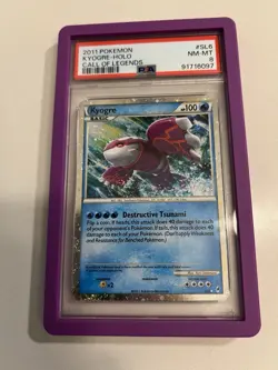 2011 POKEMON CALL OF LEGENDS #SL6 KYOGRE-HOLO PSA 8 (POSSIBLE PSA 9 IF REGRADE) - Image 1