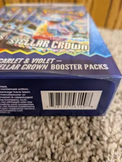 Pokemon (1) Stellar Crown Booster Pack NEW SEALED - Image 2