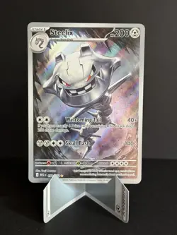Steelix 150/132 Illustration Rare Pokemon Mega Evolution NM - Image 1