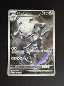 Steelix 150/132 Illustration Rare Pokemon Mega Evolution NM - Image 3