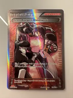 POKEMON Team Rocket’s Handiwork Full Art Ultra Rare 124/124 XY Fates Collide - Image 1