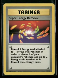 Super Energy Removal Base Set #79/102 Crease Pokemon - Image 1