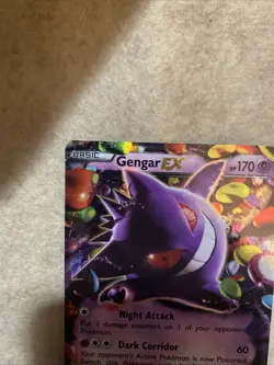 Pokemon TCG Gengar EX 34/119 Phantom Forces Rare Holo EX - Image 4