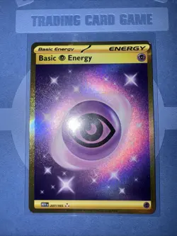 Pokemon Psychic Energy 207/165 MEW EN-151 Gold Hyper Rare Full Art Holo NM #207 - Image 1