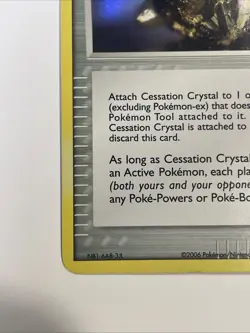 Pokemon TCG Cessation Crystal 74/100 Crystal Guardians Reverse Holo Uncommon HP - Image 5