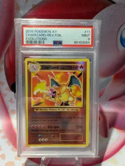 2016 Pokemon XY Evolutions 11 Charizard Reverse Foil PSA 9 49286275 Wasteland Va - Image 1
