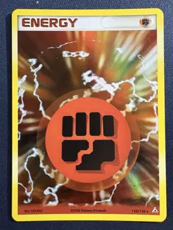 Fighting Energy 110/110 Pokemon 2006 Holon Phantoms Holo LP - Image 1