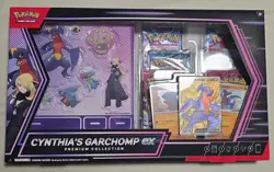 Pokemon TCG: Cynthia’s Garchomp ex Premium Collection box Sealed - Image 1