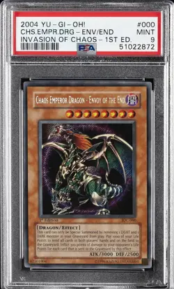 2004 1ST ED #000 CHAOS EMPEROR DRAGON - ENVOY OF THE END PSA 9 - Image 1
