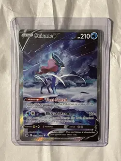 Suicune V GG38/GG70 Crown Zenith: Full Art Holo Pokemon Trading Card - Image 3