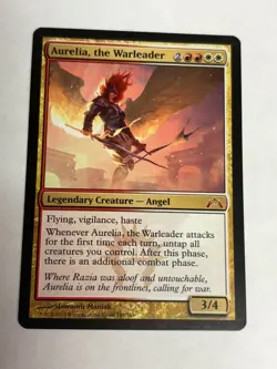 Aurelia, the Warleader Legendary creature Angel MTG Gatecrash Card #143 NM - Image 2
