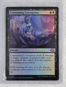 MTG Consuming Corruption FOIL Modern Horizons 3 #84 Magic Card U NM - Image 4