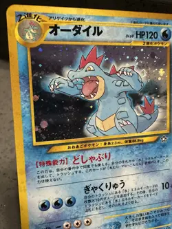 Feraligatr #160 Neo Premium File 1 Japanese Holo Pokemon Card *NM* - Image 2