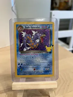 Pokemon TCG Dark Gyarados Holo Card Celebrations Classic Collection 8/82 - Image 1