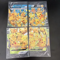 Pikachu V-Union [Set of 4] SWSH: Sword & Shield Promo Cards Holo - Image 1