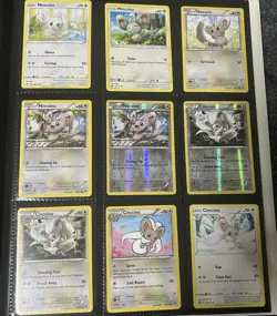 Minccino and Cinccino Pokemon Card Lot Of 9 Includes Reverse Holos From SM ERA - Image 1