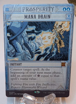 MTG Mana Drain Outlaws of Thunder Junction: Breaking News Regular Card #0011 - Image 1