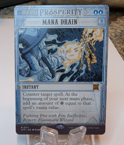 MTG Mana Drain Outlaws of Thunder Junction: Breaking News Regular Card #0011 - Image 3