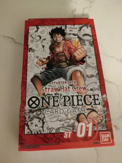 1x One Piece TCG Card Game Luffy Straw Hat Crew Starter Deck ST-01 English 811039038366 - Image 1