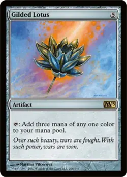 Gilded Lotus - Medium Play MTG Magic 2013 Core Set - Image 1