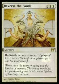 Reverse the Sands - Medium Play MTG Champions of Kamigawa - Image 1
