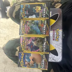 Pokemon Team Up 3-Card (Booster Pack) x4 - Image 1