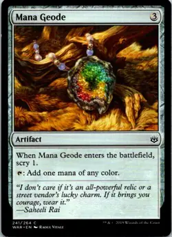 Mana Geode Magic The Gathering War Of The Spark Card Light Play X1 - Image 1