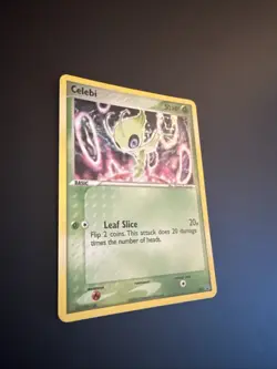 Pokemon 2005 Celebi Holo Rare Black Star Promo Card 029 - Image 3