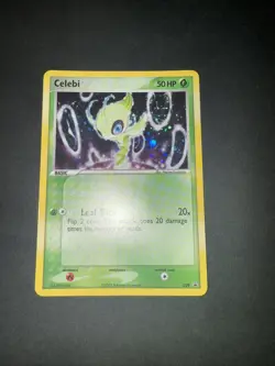 Pokemon 2005 Celebi Holo Rare Black Star Promo Card 029 - Image 5