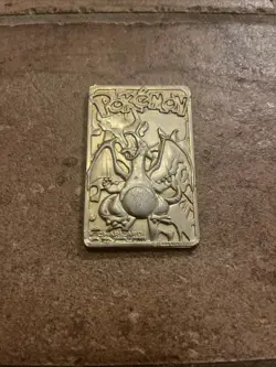 Pokemon 23K Gold Plated CHARIZARD Trading Card Collectable - Vintage from 1999 - Image 2